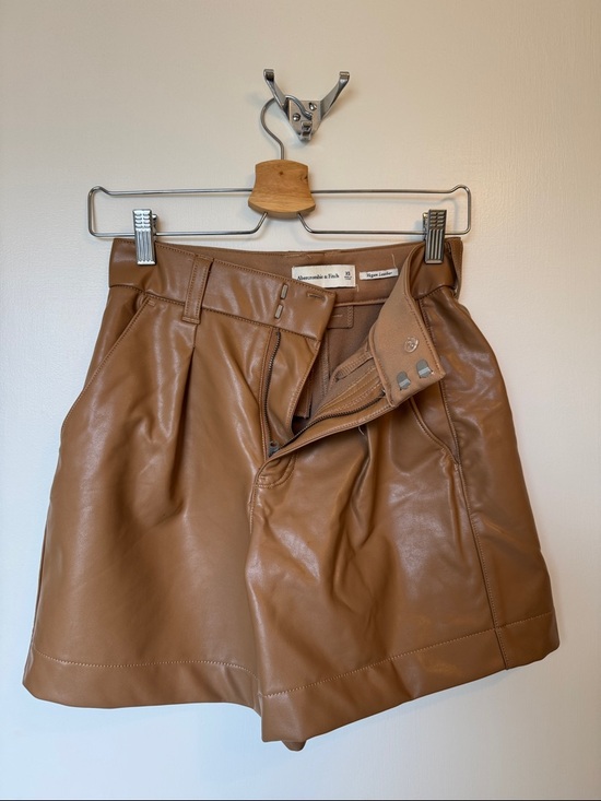Abercrombie & Fitch Dresses & Skirts - Abercrombie & Fitch Faux Leather shorts